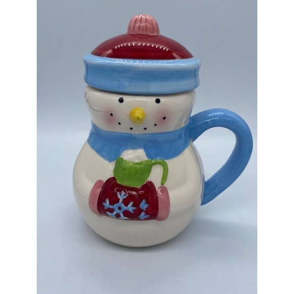 MSRF, Design Studio Penquin Christmas Mug Set With Lid, 12 oz - Picture 5 of 9